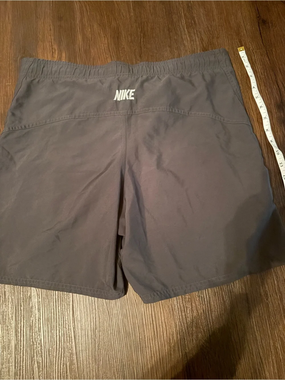 Nike Dark Gray/Black Men's Athletic Shorts with Subtle Swoosh